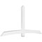 Ekena Millwork Bellingham Architectural Grade PVC Gable Bracket, 108"W x 54"H x 4"D x 6"F, 12/12 Pitch GBP108X54X0406BEL00 - alternate 1